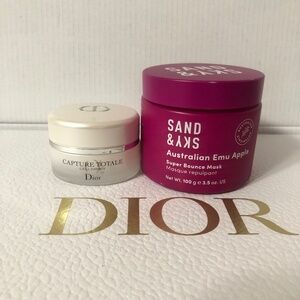 Empty "Dior" Capture Totale Creme & Sand&Sky Container